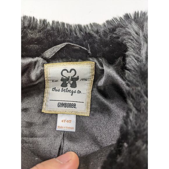Gymboree Black Wool Coat - Picture 4 of 5